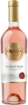 Вино Oreanda Muscat Rose розовое полусладкое 0.75 л 9-13% (4820000949866)