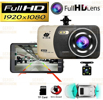 Видеорегистратор 4" Full HD GF T652 с выносной камерой заднего вида