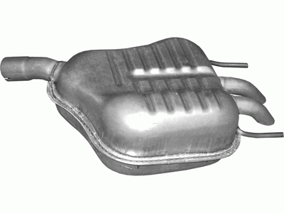 Глушитель Сааб 9-3 (Saab 9-3) 1.8/2.0/2.2D 02- (48.10) Polmostrow