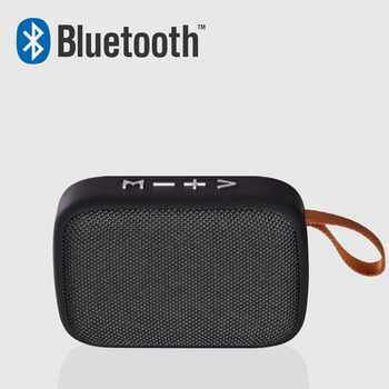 Беспроводная портативная Bluetooth колонка SPS G2 акустическая система для мобильных устройств с FM-радио Черный