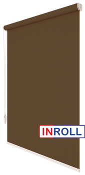 Ролета тканевая INROLL Есо-Standart 185х185 см BO Berlin Коричневый 216