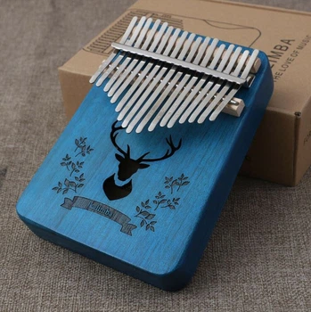 Музыкальный инструмент Калимба Enfuntins 17 нот Пальчиковое пианино Kalimba (ENK11BR)