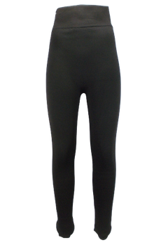 Лосины термо шерсть на плотном меху Ласточка Л157 3XL-8XL черные