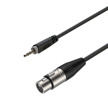 Готовый аудиокабель Roxtone RACC420L3, Mini-Jack - XLR, 2x0.14, 3 м