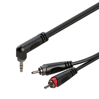 Готовый аудиокабель Roxtone RAYC150AL2, Mini-Jack - RCA, 2х1x0.14, 2 м
