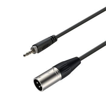 Готовый аудиокабель Roxtone RACC425L15, Mini-Jack - XLR, 2x0.14, 1,5 м