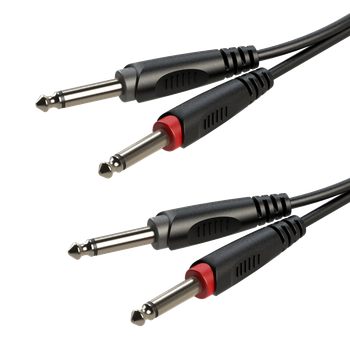 Готовый аудиокабель Roxtone RACC100L15, Jack - Jack, 2х1x0.14, 1,5 м