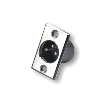 Разъем Roxtone RX039M XLR male (папа) панельный