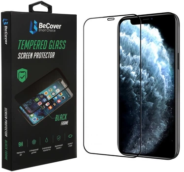 Защитное стекло BeCover для смартфона Apple iPhone 13/13 Pro Black (BC_706663)