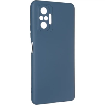 Чехол Fiji Full Soft Premium для Xiaomi Redmi Note 10 Pro силикон бампер Dark Blue