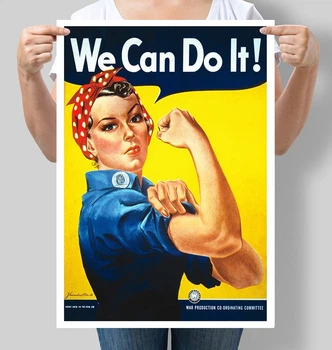 Ретро Плакат Motivator We can Do it А2 42х60 см (IN057_А2)