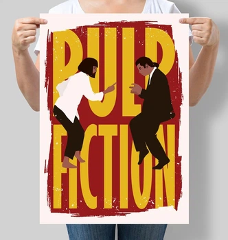 Дизайнерский Постер Motivator Криминальное чтиво Pulp Fiction А3 30х42 см (DZ006_А3)