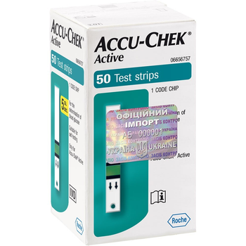 Тест смужки Accu Chek Active 2 уп. 100 штук (Акку Чек Актив)