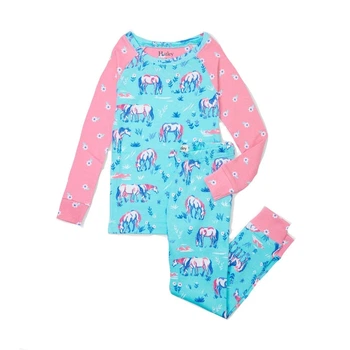 Піжама Hatley Painted Pasture 12A блакитна 152см (S21PPK1269)