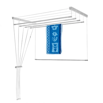 Сушилка потолочная для белья металлическая Laundry 180х45 см