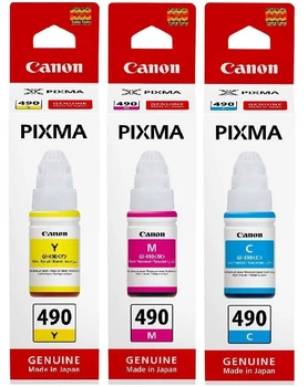 Чернила для Canon PIXMA G3411 Canon GI-490 C/M/Y SET490C/M/Y
