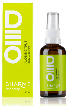 Дезодорант для тіла GreenWay SHARME DEO SPRAY Body Deodorant Aloe & Citrus/Алое & цитрус, 50 мл (03401)