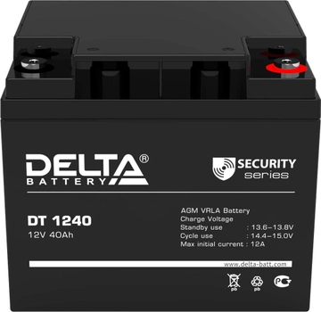 Аккумуляторная батарея Delta DT 1240 12V 40Ah AGM