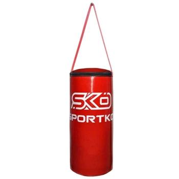 Боксерский мешок детский SPORTKO МП-9 ПВХ 50 см/24 см/ 5 кг красный