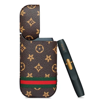 Чехол с принтом GUCCI для IQOS 2.4+ коричневый