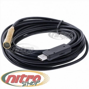 Эндоскоп USB камера Endoscope 5 метров Черный