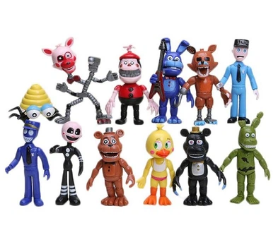 Набір фігурок 12в1 Аніматроніки Фнаф П'ять Ночей з Фреді - Five Nights at Freddy's, FNAF (FNAF12IN1)
