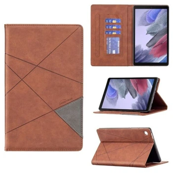 Чехол UniCase Geometric Style для Samsung Galaxy Tab A7 Lite (T220/T225) - Coffee