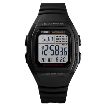 Мужские наручные часы SKMEI 1278 Черные