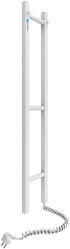 Сушарка для рушників електрична NAVIN Силует Квадро 160х1000 біла (12-017050-0110) права