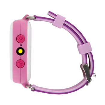 Детские телефон-часы с трекером AURA Q523 с камерой и фонариком pink