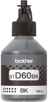 Чернила Brother BTD60BK 108 мл Black (BTD60BK)