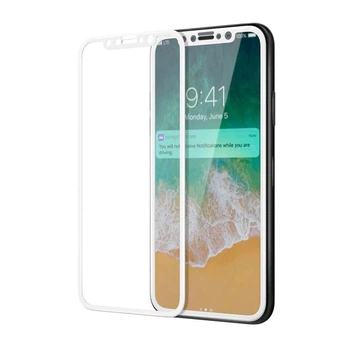 Защитное стекло TOPK для Apple iPhone XS Full Glue с рамкой White