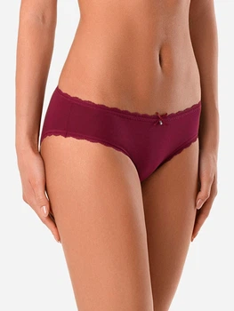 Трусики танга женские хлопковые Conte Secret Charm Lst 987 XS (90) Bordo (4810226450529)