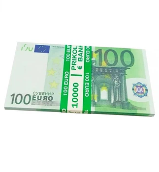 Сувенирные деньги "100 евро", 80 шт., Украина