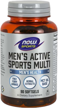 Витамины Now Foods Men's Extreme Sports Multi 90 софт капсул (733739038906)