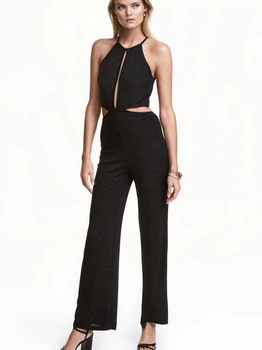 Комбинезон женский H&M 0449623_черный 42 Черный (KAY2000000946085)
