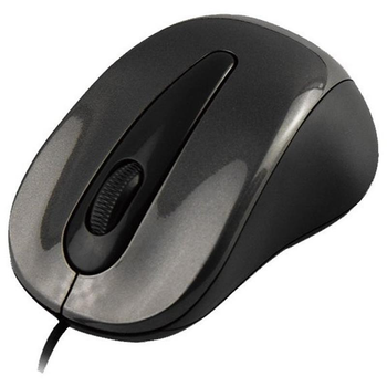 Мышь Aneex USB Grey-Black E-M438