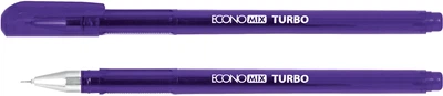 Набор гелевых ручек Economix Turbo 0.5 мм Фиолетовый 12 шт (E11911-12)