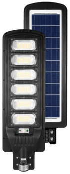 Консольный светильник Gemix 300W 6000K 48000Lm GE-300 с солнечной батареей и датчиком движения