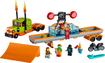 Конструктор LEGO City Stuntz Грузовик для шоу каскадёров 420 деталей (60294)