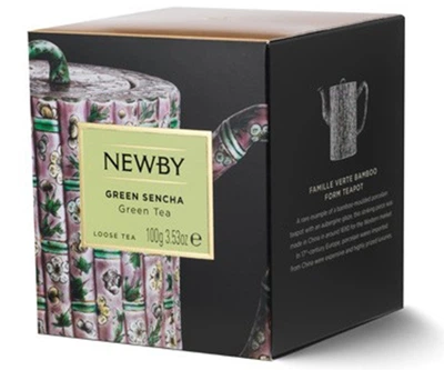 Зеленый чай Newby Зеленая Сенча 100 г картон (220080)