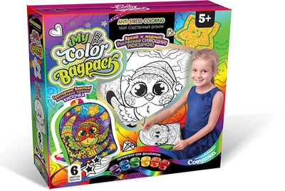 Набор для творчества «My Color BagPack», рюкзачек-раскраска CBP-01-02