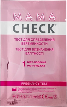 Тест-полоска Mamacheck для определения беременности 1 шт (4032731503945)