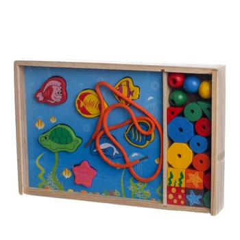 Деревянная шнуровка-вкладыш Huada Toys 5505