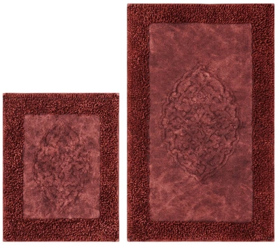 Набор ковриков Arya Tiffany 60x100, 60x50 Бордовый (8683268006551)