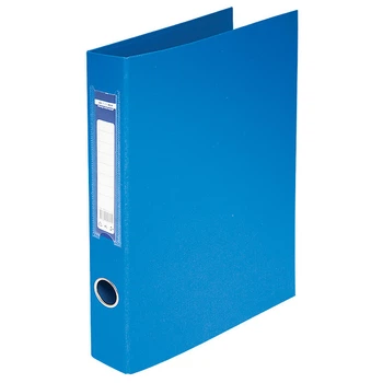 Папка А4 BuroMax на 2 кольца 4 см двусторонняя синяя BM.3101-02
