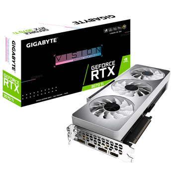 Видеокарта Gigabyte GeForce RTX3070Ti 8Gb VISION OC (GV-N307TVISION OC-8G)