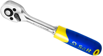 Ключ-трещотка S&R 1/4" 45 зубцов (465045014)