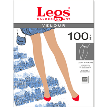 Колготы женские классические LEGS 5 GRAFIT (610 VELOUR 100)