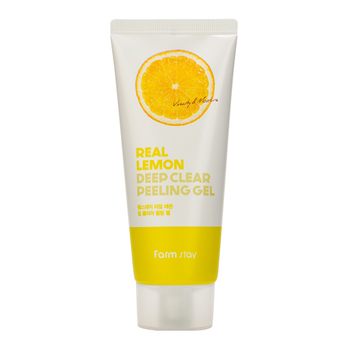 Пилинг-гель с экстрактом лимона FarmStay Real Lemon Deep Clear Peeling Gel (8809426959358)
